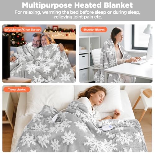 Couverture chauffante extra large et épaisse pour un confort optimal