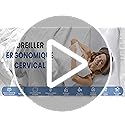 Oreiller ergonomique cervical pour un sommeil sans douleur et un soutien optimal