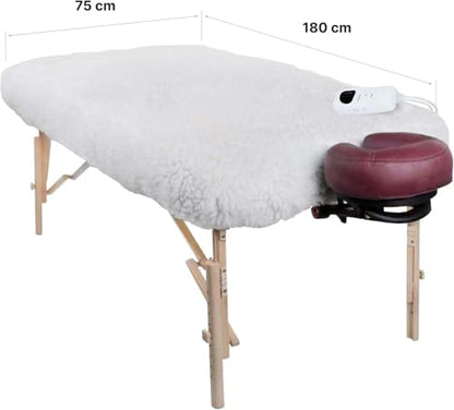 Couverture chauffante pour table de massage avec contrôle de température et sécurité