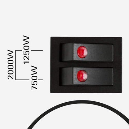 Chauffage d'appoint puissant et économe en énergie avec protection contre la surchauffe