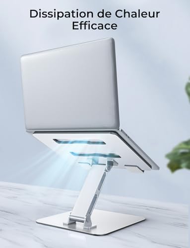 Support pour ordinateur portable ergonomique et ajustable pour un confort optimal