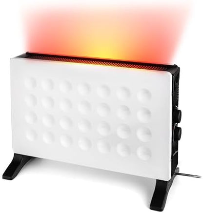 Chauffage d'appoint efficace avec design élégant et mobilité pratique