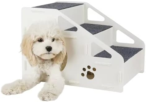 Escalier pour chien avec surface antidérapante et entretien facile