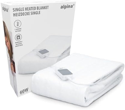 Couverture chauffante électrique avec 3 niveaux de chaleur pour un confort optimal