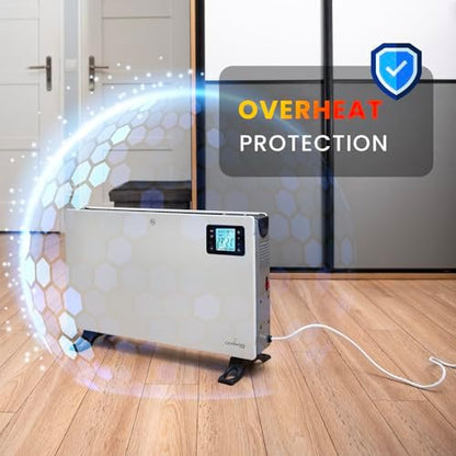 Chauffage d'appoint performant avec contrôle intelligent et fonction antigel