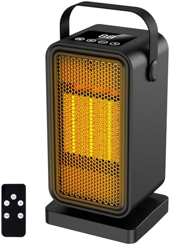 Chauffage d'appoint rapide et économe en énergie avec minuterie et sécurité