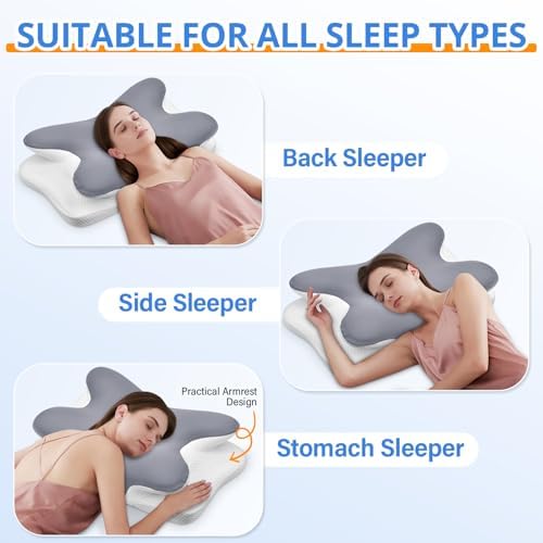 Oreiller ergonomique cervical pour un confort optimal et un sommeil réparateur