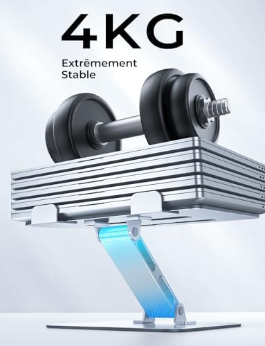 Support pour ordinateur portable ergonomique et ajustable pour un confort optimal