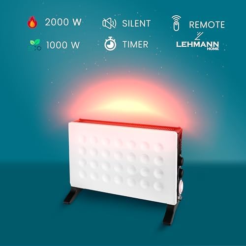 Chauffage d'appoint efficace avec design élégant et mobilité pratique