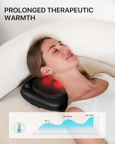 Masseur Cervical Shiatsu avec Fonction Chauffante et Design Ergonomique