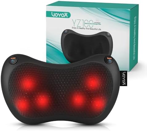 Masseur Cervical Shiatsu avec Système de Chauffage et Contrôle Bidirectionnel