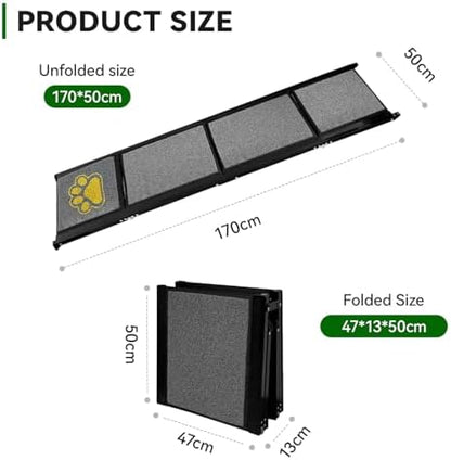 Rampe chien voiture robuste et stable pour un accès facile et sécurisé