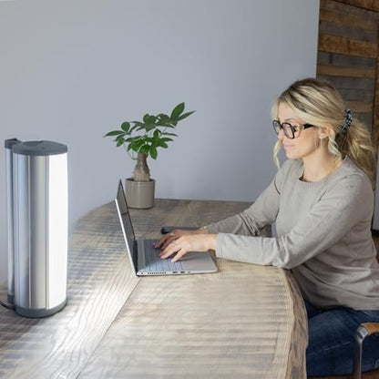 Lampe luminothérapie pour compenser le manque de lumière avec intensité de 10.000 Lux