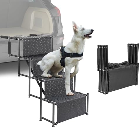Rampe chien voiture robuste et pliable pour un transport sécurisé
