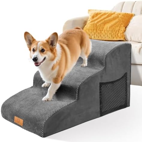 Escalier pour chien amovible et antidérapant avec mousse haute densité