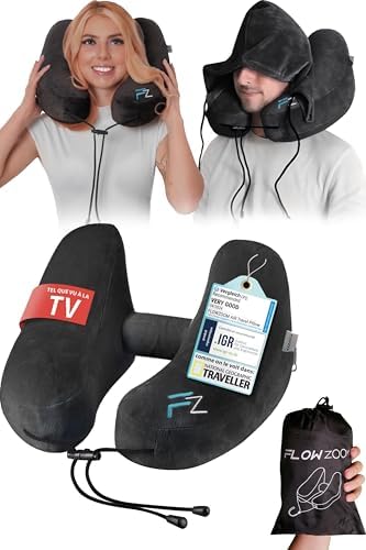 Oreiller ergonomique cervical pour un confort optimal en voyage