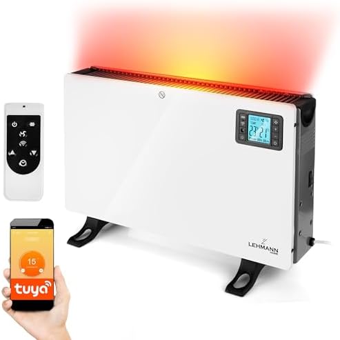 Chauffage d'appoint performant avec contrôle intelligent et fonction antigel