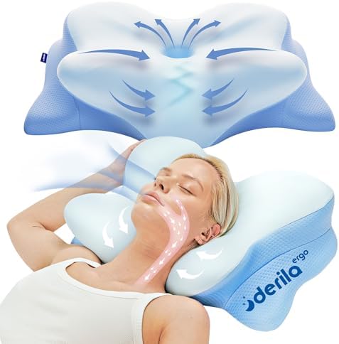 Oreiller ergonomique cervical pour un soutien optimal et un sommeil réparateur