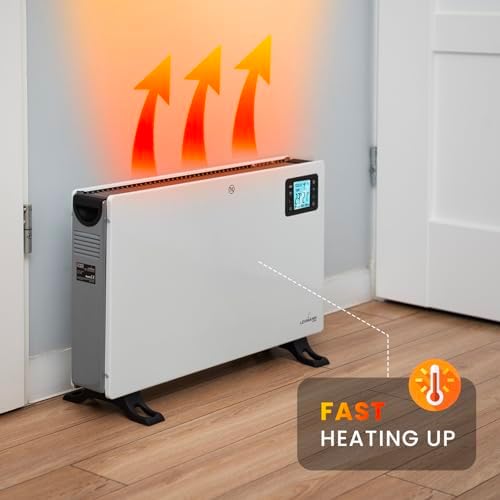 Chauffage d'appoint performant avec contrôle intelligent et fonction antigel