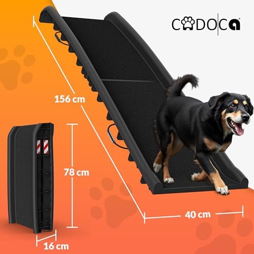 Rampe chien voiture antidérapante et légère avec accessoires pratiques