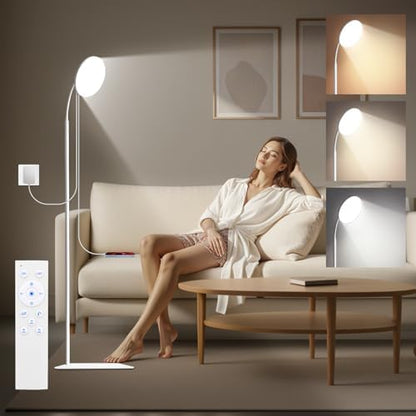 Lampe luminothérapie puissante avec réglages de couleur et recharge USB-A