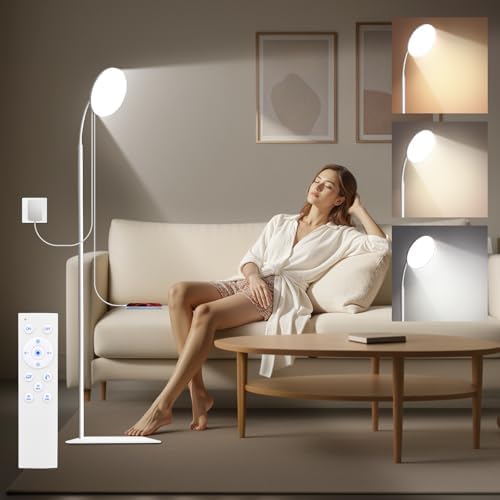 Lampe luminothérapie puissante avec réglages de couleur et recharge USB-A
