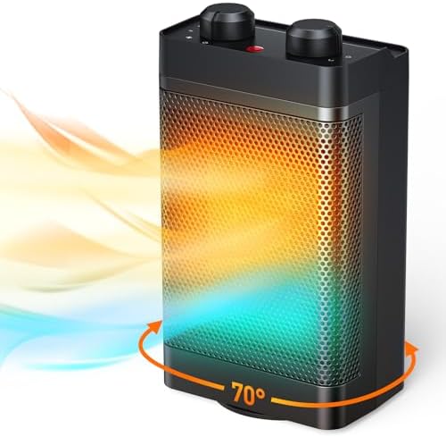 Chauffage d'appoint électrique avec modes multiples et sécurité avancée