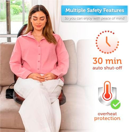 Masseur Cervical avec Vibration et Chauffage pour Soulagement du Dos