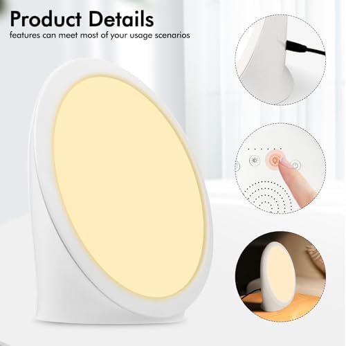 Lampe luminothérapie avec réglages de température et luminosité ajustables