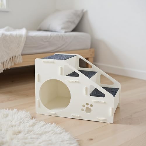 Escalier pour chien avec surface antidérapante et entretien facile