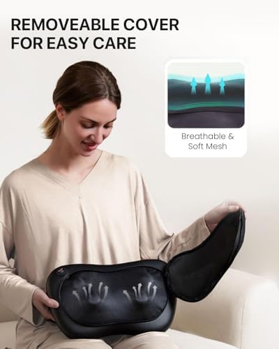 Masseur Cervical Shiatsu avec Fonction Chauffante et Design Ergonomique