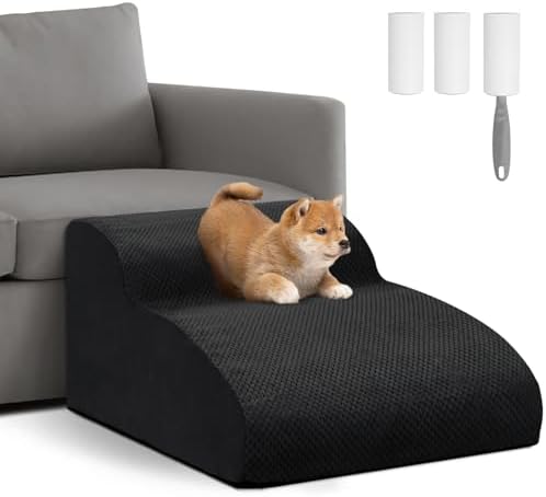 Escalier pour chien avec design en pente douce et éponge élastique