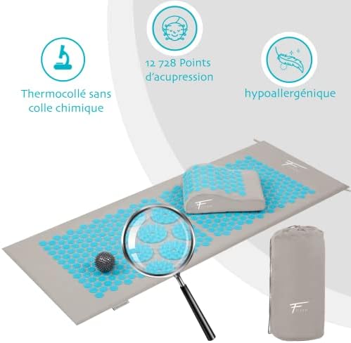 Masseur Cervical Écologique et Hypoallergénique avec Acupression Optimisée