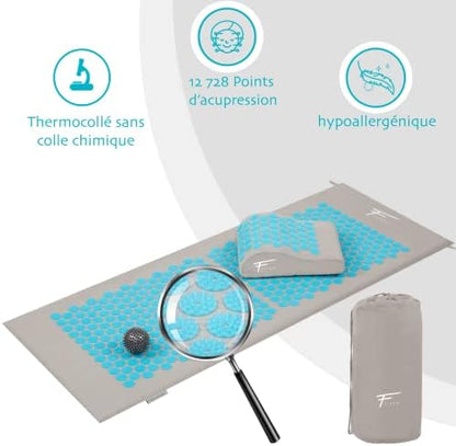 Masseur Cervical Écologique et Hypoallergénique avec Acupression Optimisée