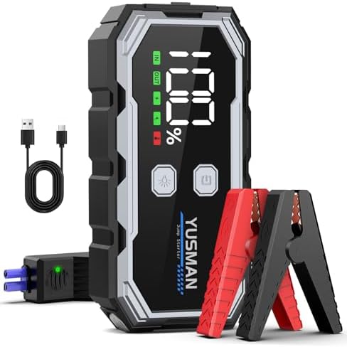 Booster Batterie Voiture Puissant avec Éclairage LED et Protection Multiple