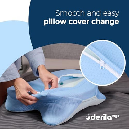 Oreiller ergonomique cervical pour un soutien optimal et un sommeil réparateur