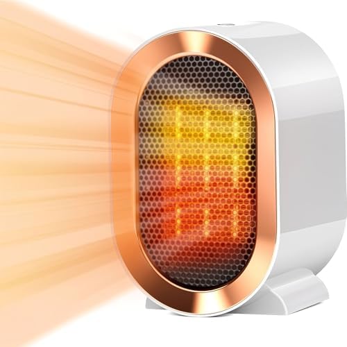 Chauffage d'appoint en céramique avec protection à 360 degrés et faible niveau sonore