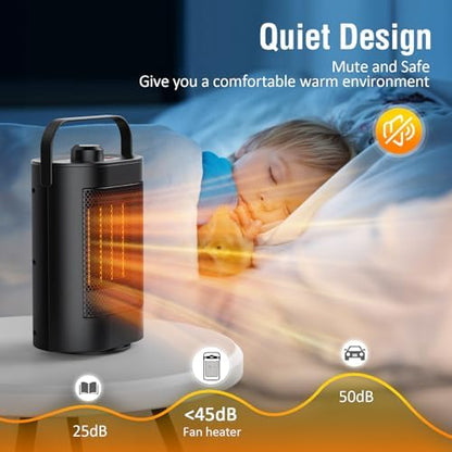 Chauffage d'appoint rapide et sécurisé pour un confort optimal en hiver