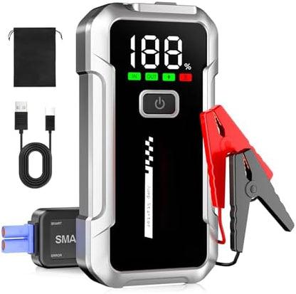 Booster batterie voiture puissant avec démarrage rapide et sécurité renforcée