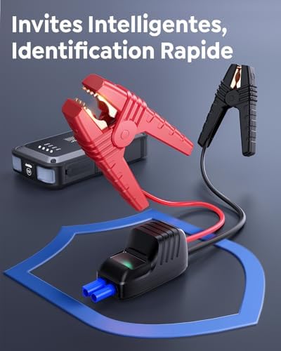 Booster batterie voiture puissant et portable avec fonctionnalités avancées