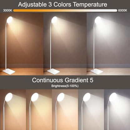 Lampe luminothérapie puissante avec réglages de couleur et recharge USB-A