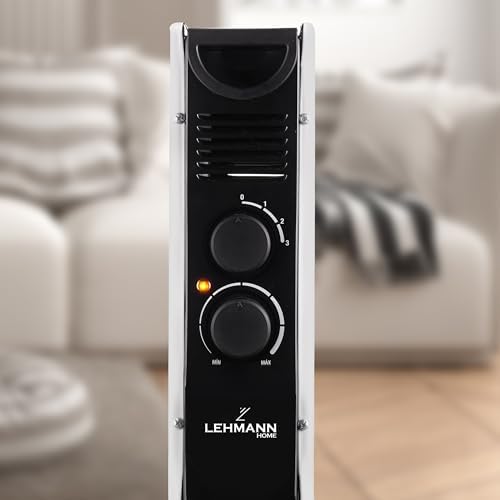 Chauffage d'appoint efficace avec design élégant et mobilité pratique