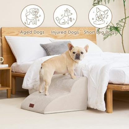 Escalier pour chien confortable et stable avec plusieurs tailles de marches