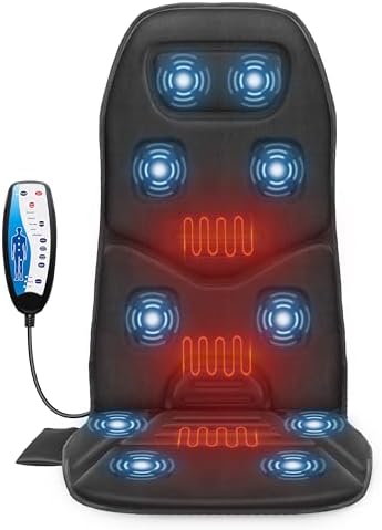 Masseur Cervical avec Vibration et Chauffage pour Soulagement du Dos