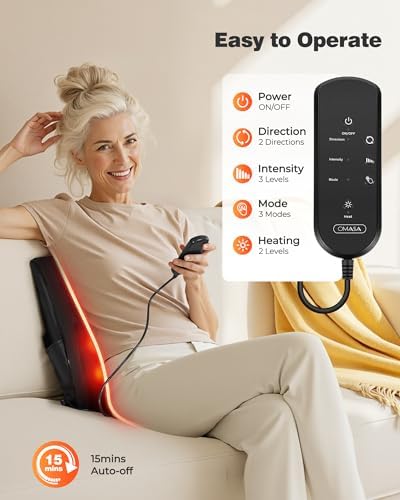 Masseur Cervical avec Chauffage et Modes Ajustables pour un Confort Optimal