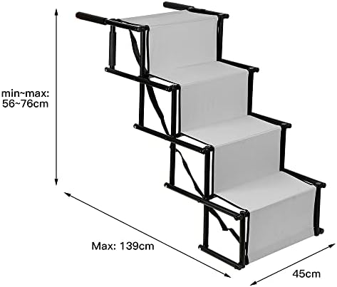 Rampe chien voiture polyvalente et sécurisée pour faciliter l'entrée des animaux