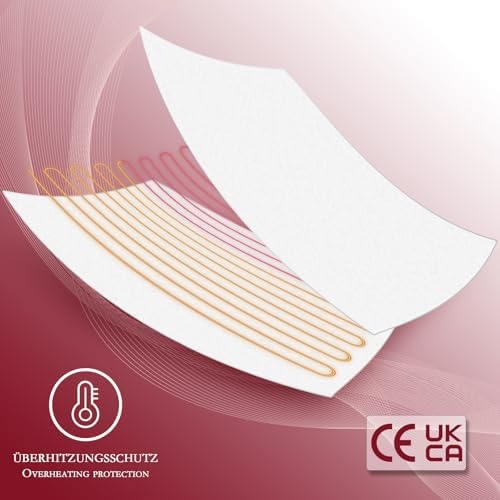 Couverture chauffante avec zones de température réglables et sécurité intégrée