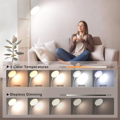 Lampe luminothérapie avec 20000 Lux, réglable et économe en énergie