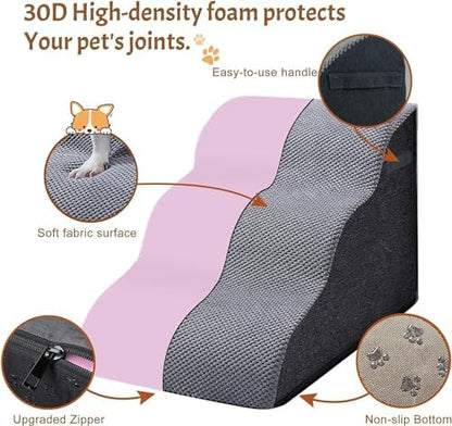 Escalier pour chien confortable et stable avec plusieurs tailles de marches