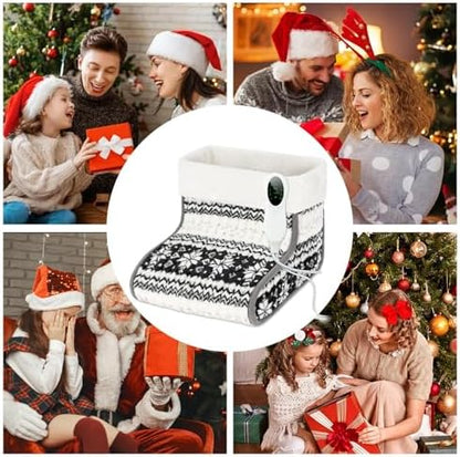 Chauffe pieds électrique avec télécommande et température réglable pour un confort optimal